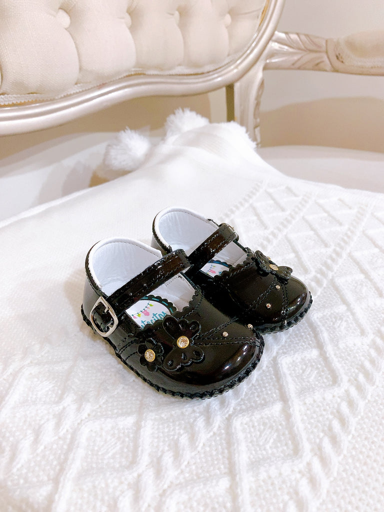 Zapatito de bebé negro