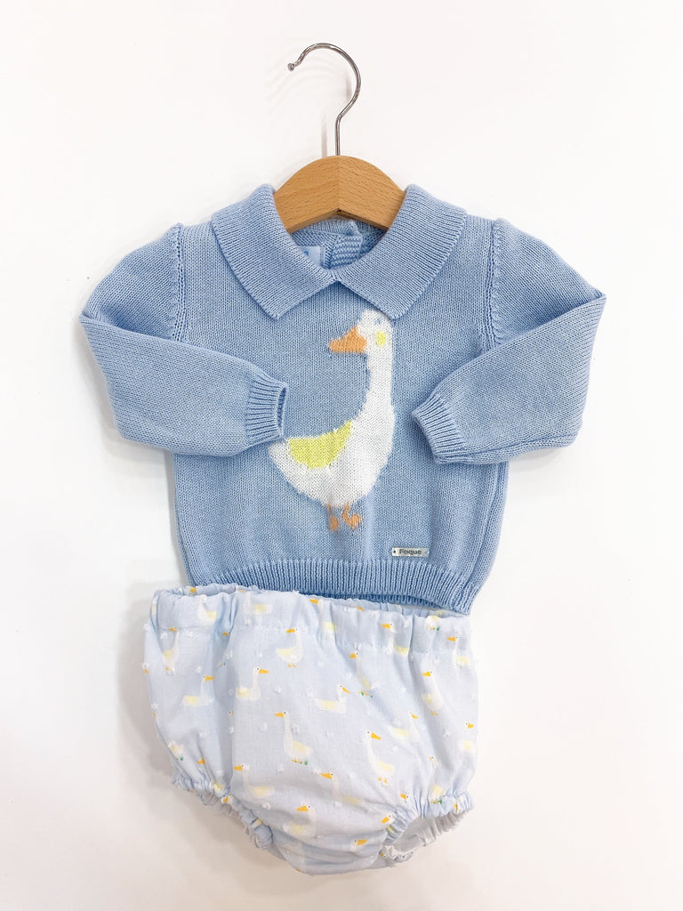 Conjunto ganso bebé (9 meses)