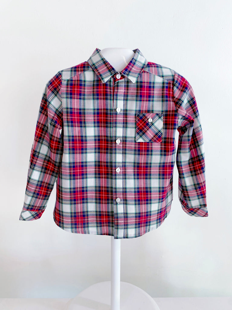 CAMISA CUADROS ROJO, VERDE Y AZUL