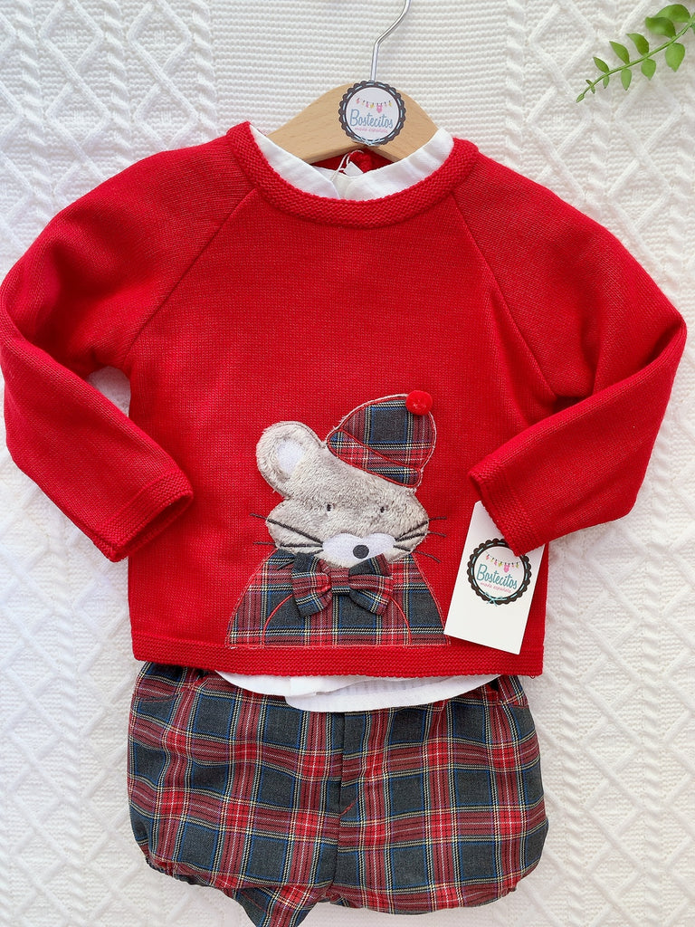 Conjunto navideño ramoncito 3 piezas Niño