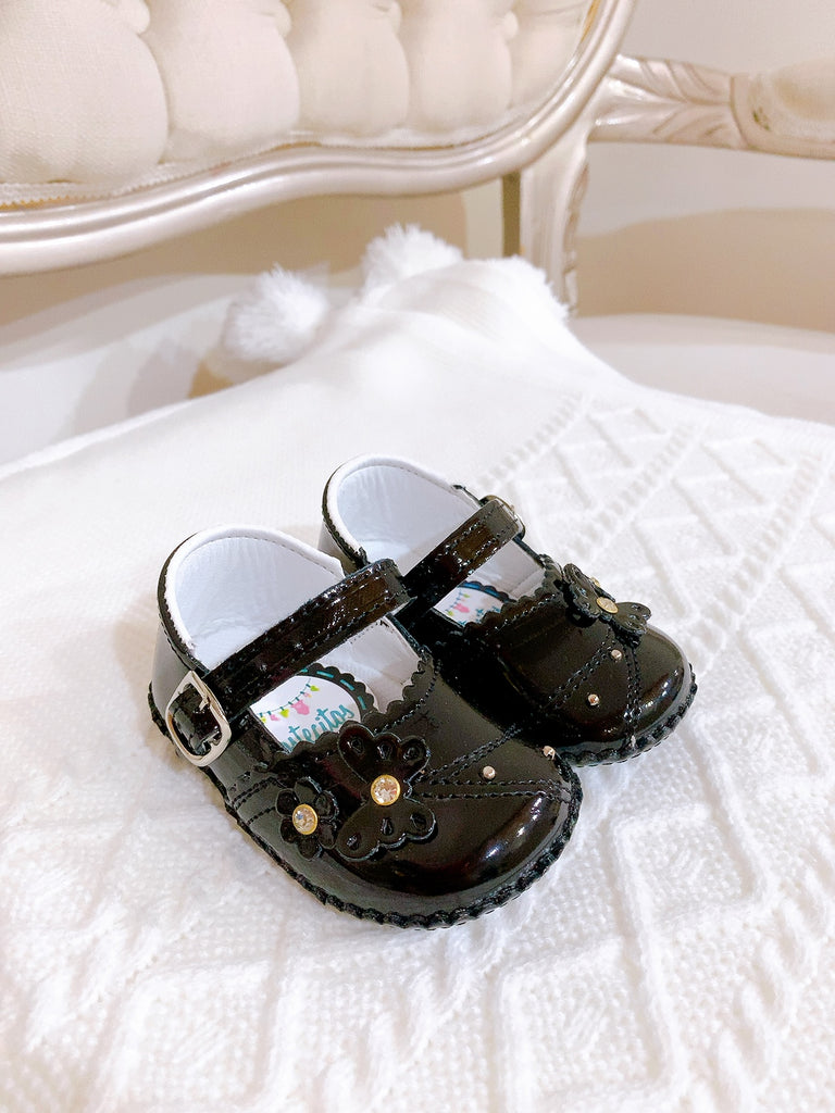Zapatito de bebé negro