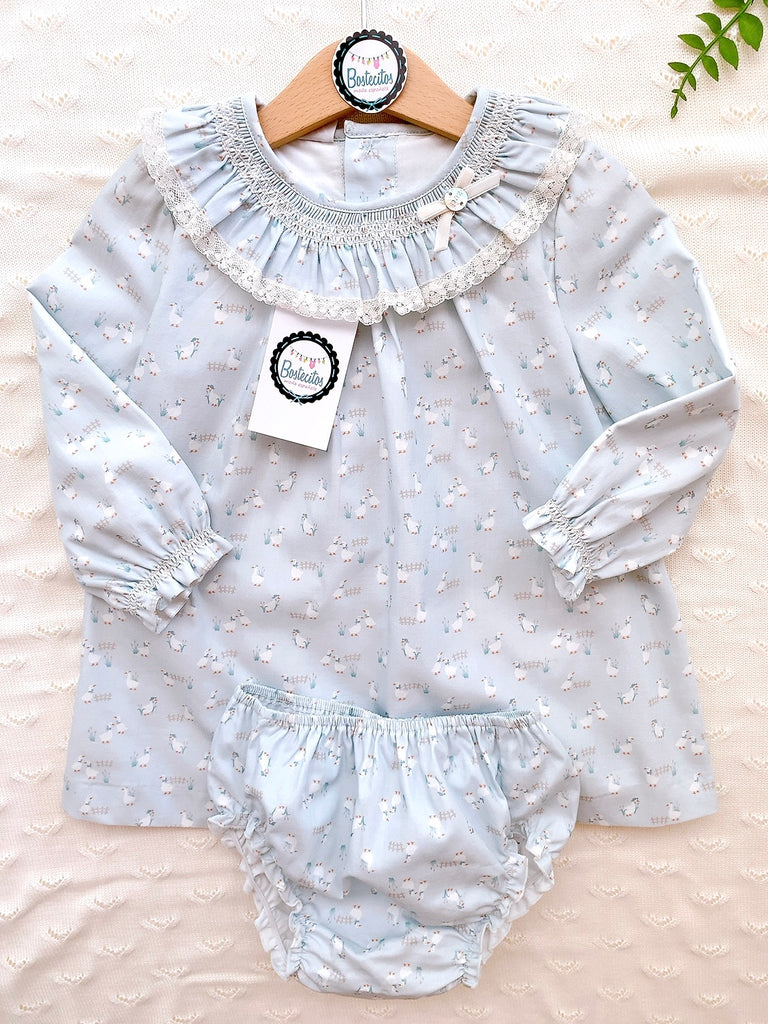 Conjunto patitos azul (24 meses)