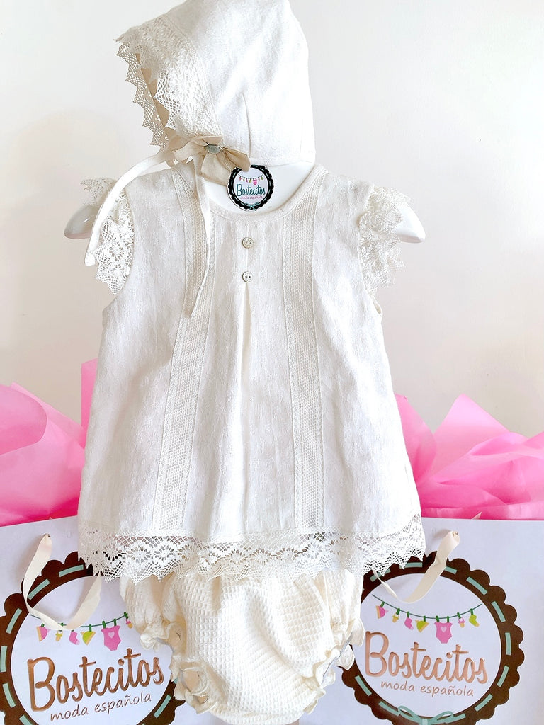 CONJUNTO 3 PIEZAS BEIGE