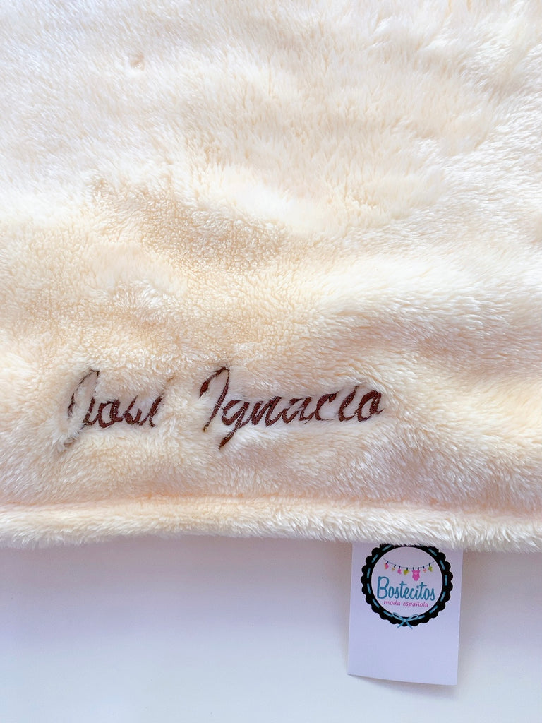 Cobija afelpada amarilla (se personaliza)