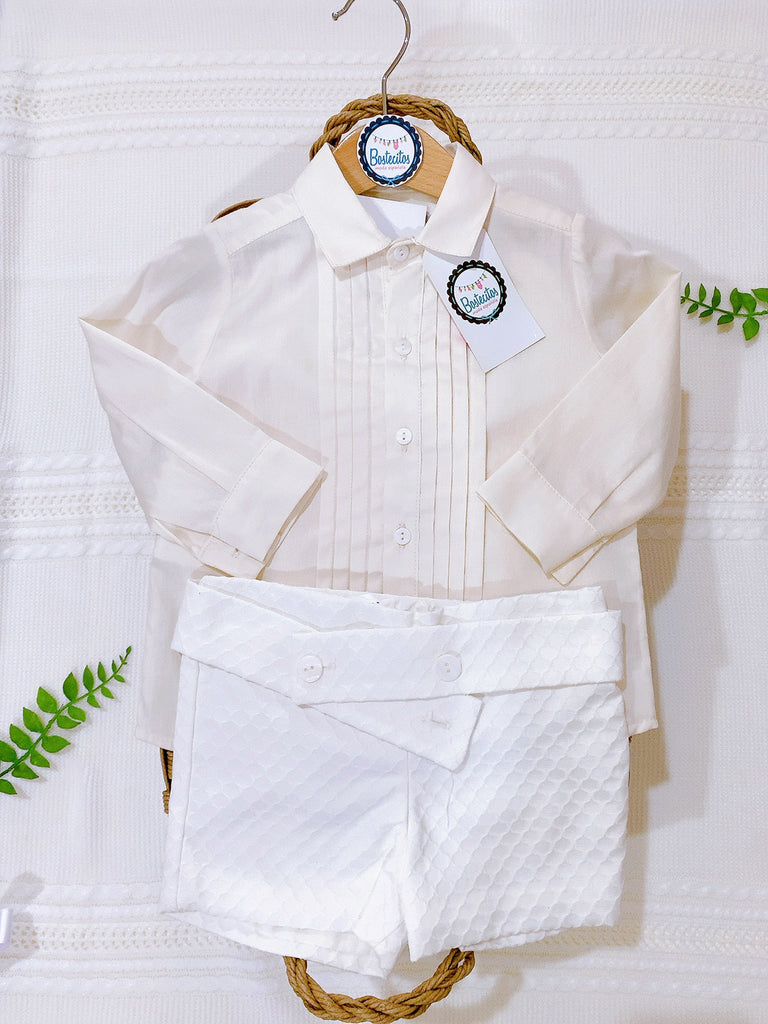 CONJUNTO BEIGE CEREMONIA