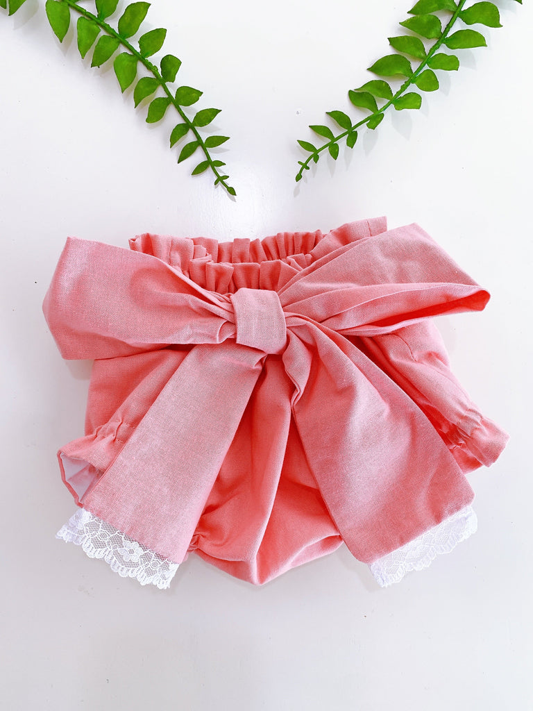 Calzón con moño rosa