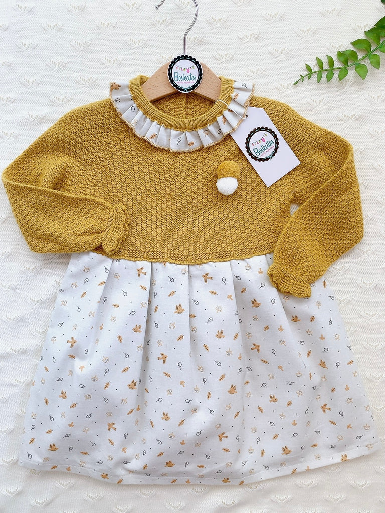 Vestido hojas otoño