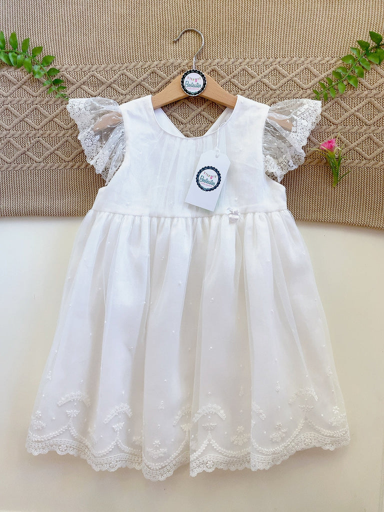Vestido blanco Perla ceremonia
