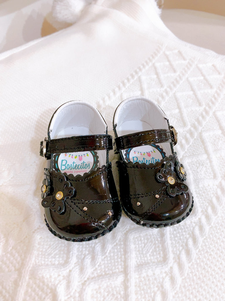 Zapatito de bebé negro