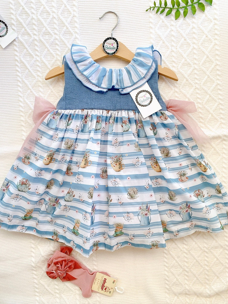 Vestido estampado teteras con flores