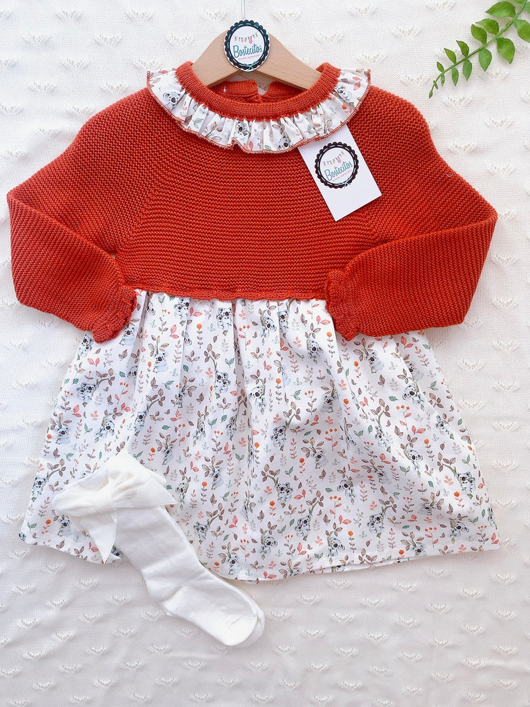 Vestido tejido con estampado koala ( 36 meses )
