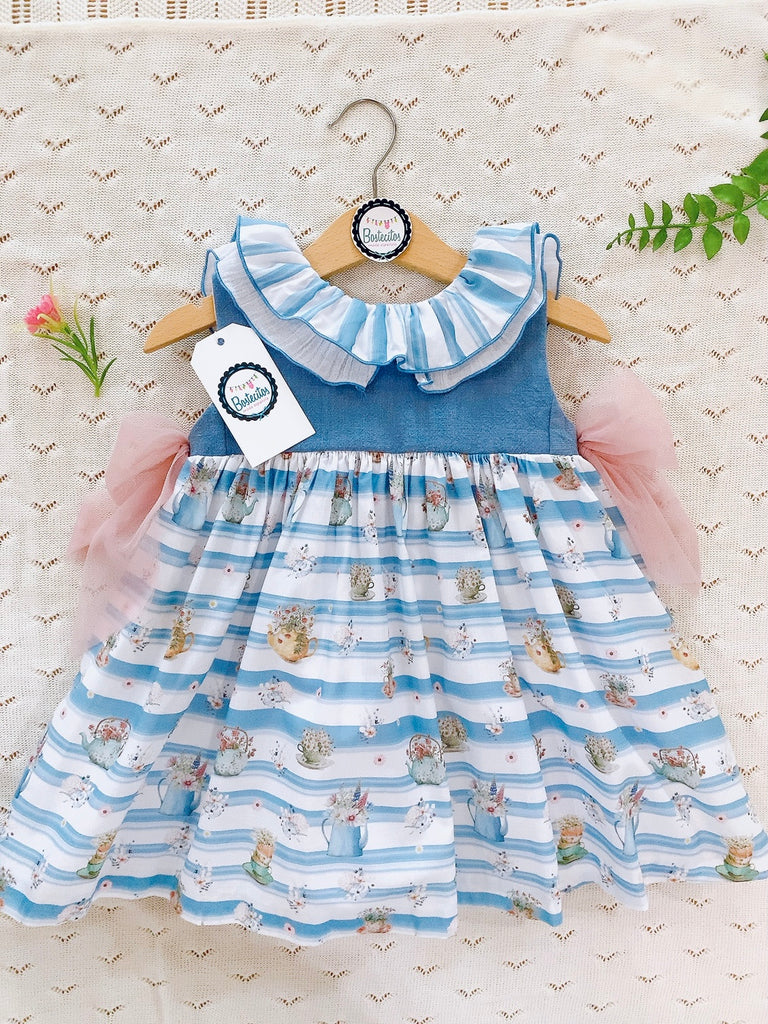 Vestido estampado teteras con flores