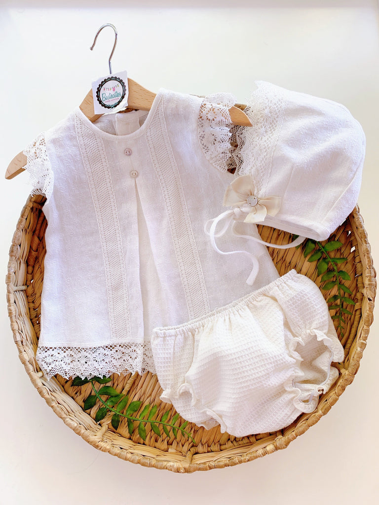 CONJUNTO 3 PIEZAS BEIGE