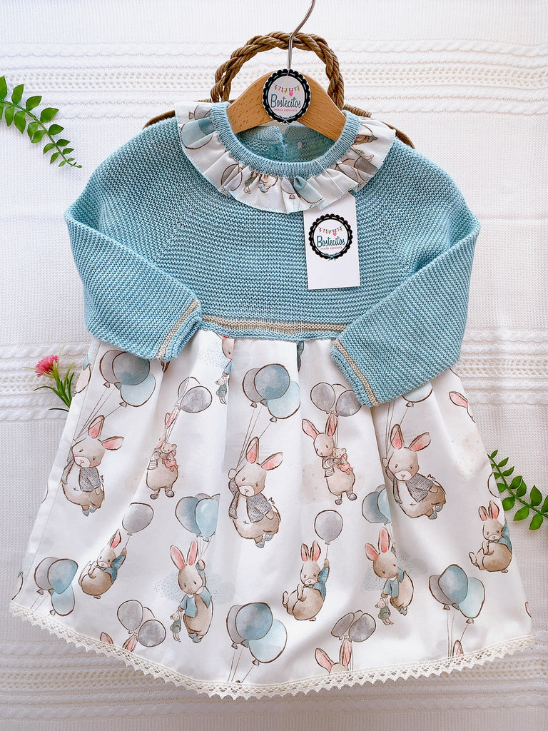 Vestido conejitos con globos