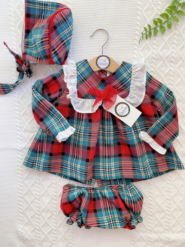 Conjunto navideño con gorro y calzón