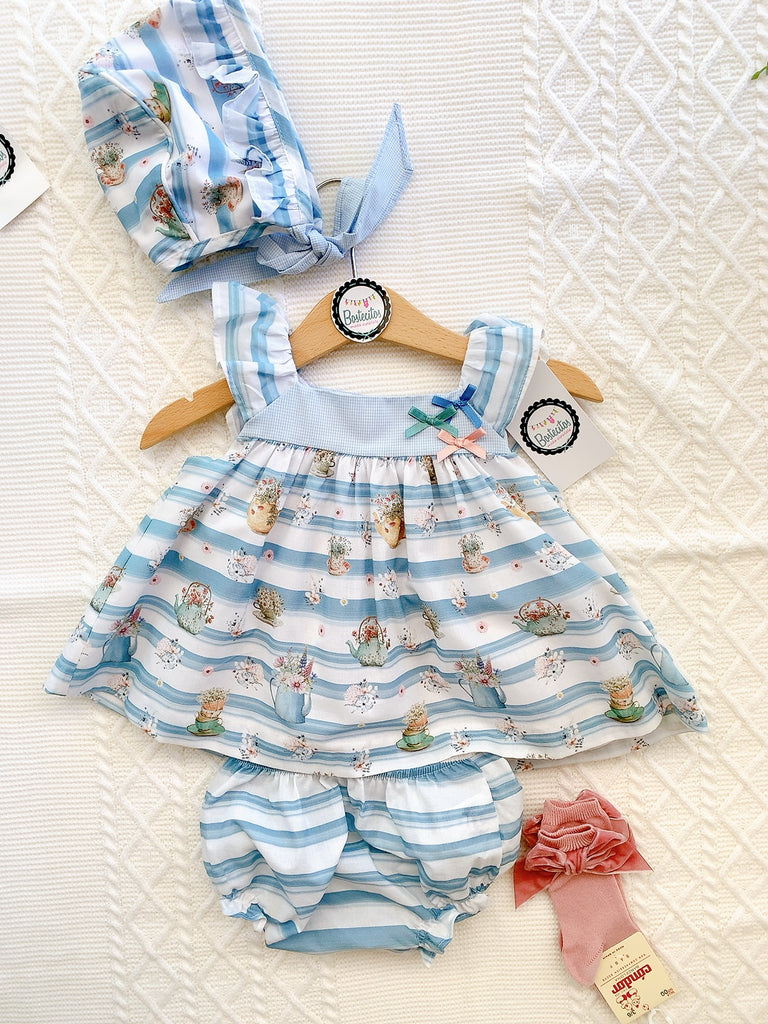Conjunto estampado teteras 3 piezas