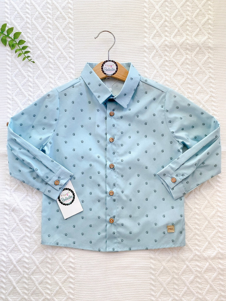 CAMISA AZUL ABEJITA