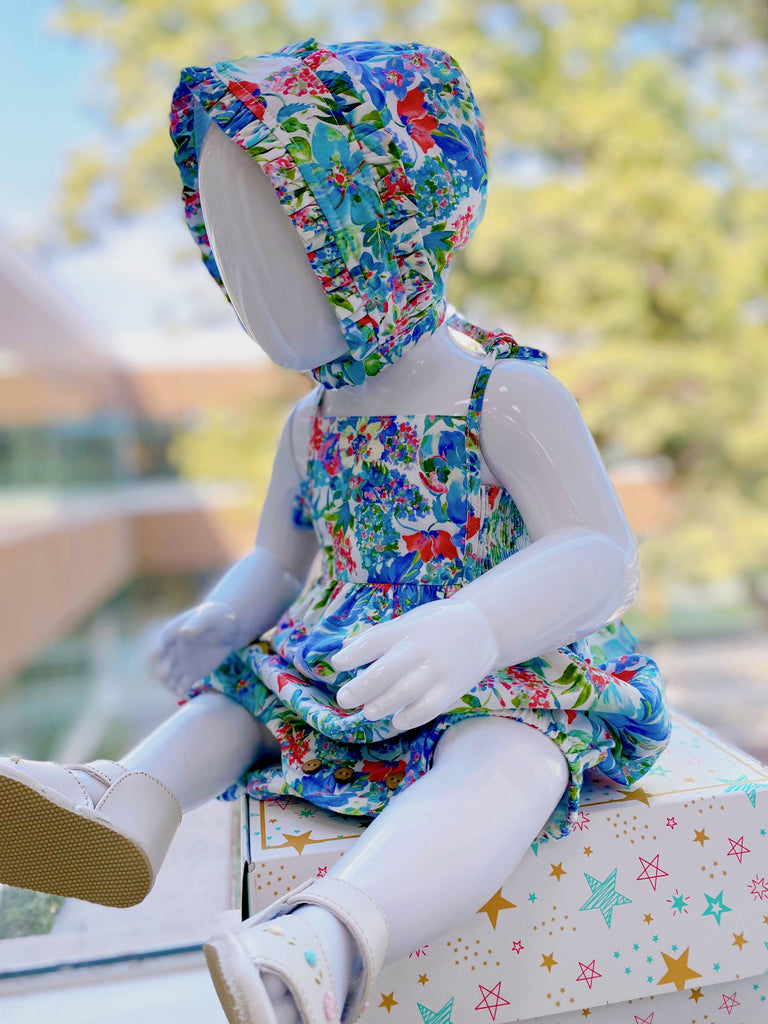 Ranita con gorro flores hawaianas (12 meses)