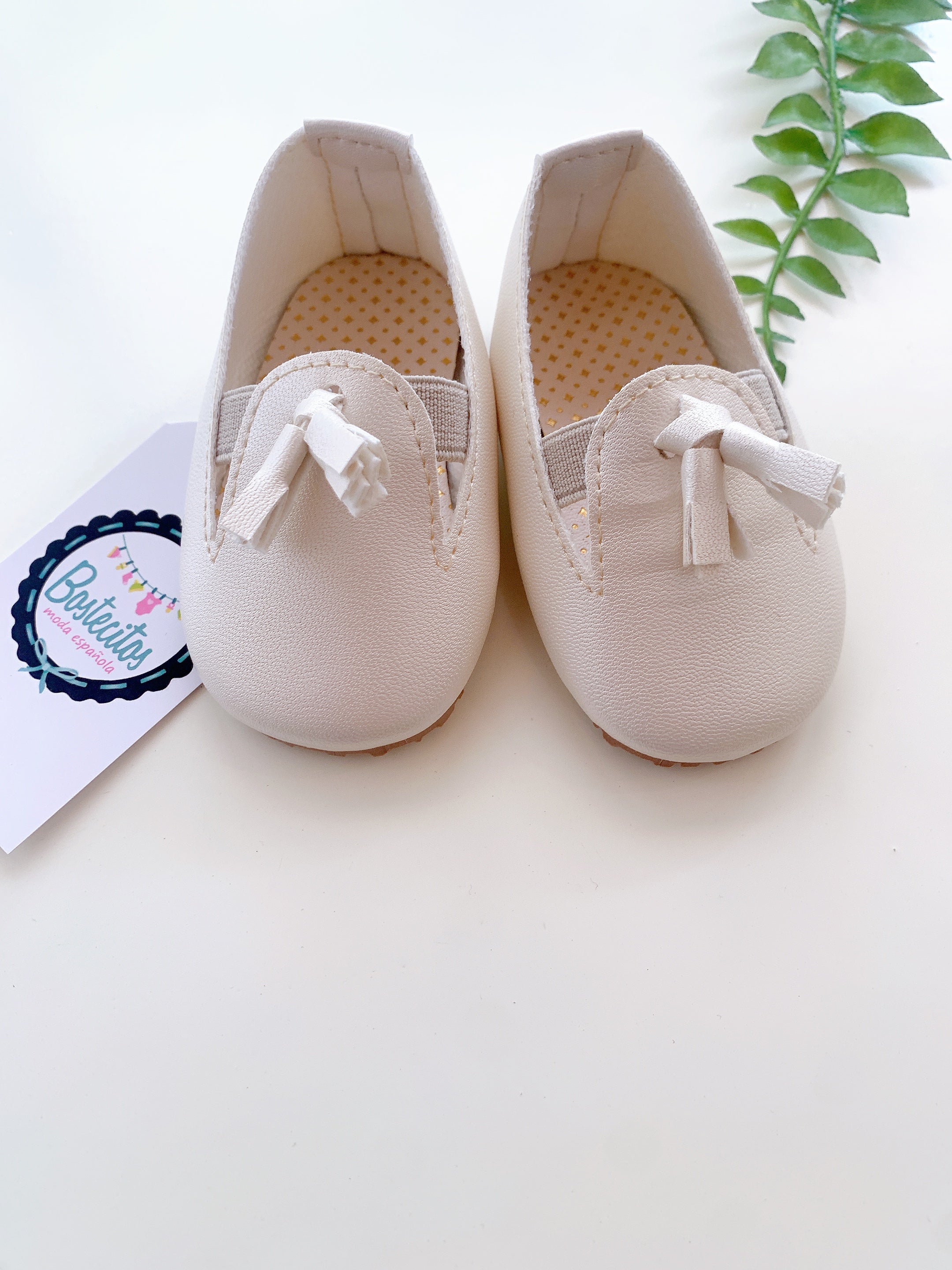 Bautizo Moda EspaÃ±ola Para Bebes Zapatito Para Bautizo Niño Beige