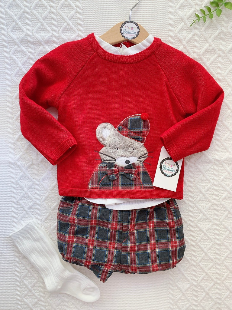 Conjunto navideño ramoncito 3 piezas Niño